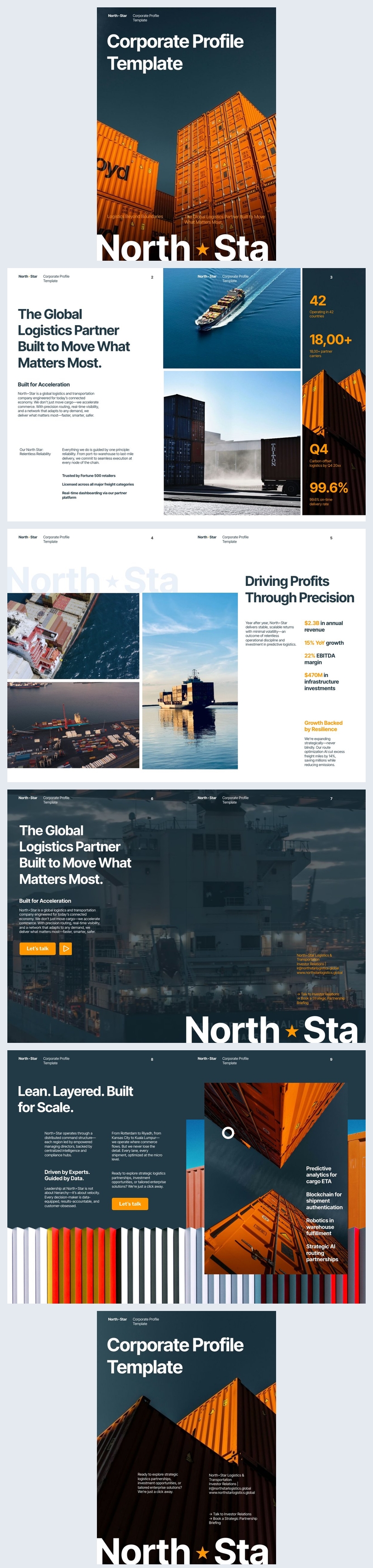 Corporate Profile Brochure Idea