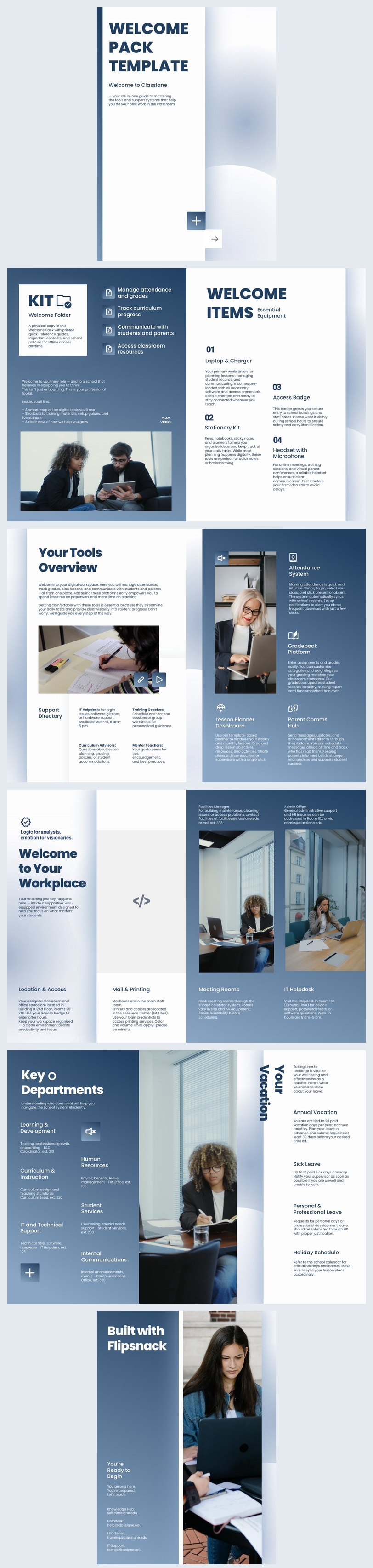 Welcome Guide Examples Free: Welcome Pack Guide Template - Flipsnack
