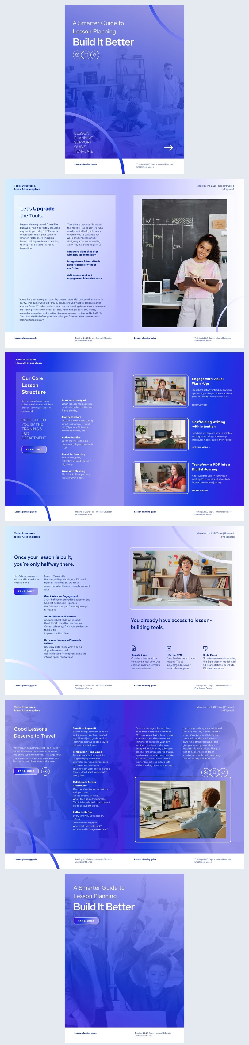 Idea di guida di supporto alla pianificazione delle lezioni