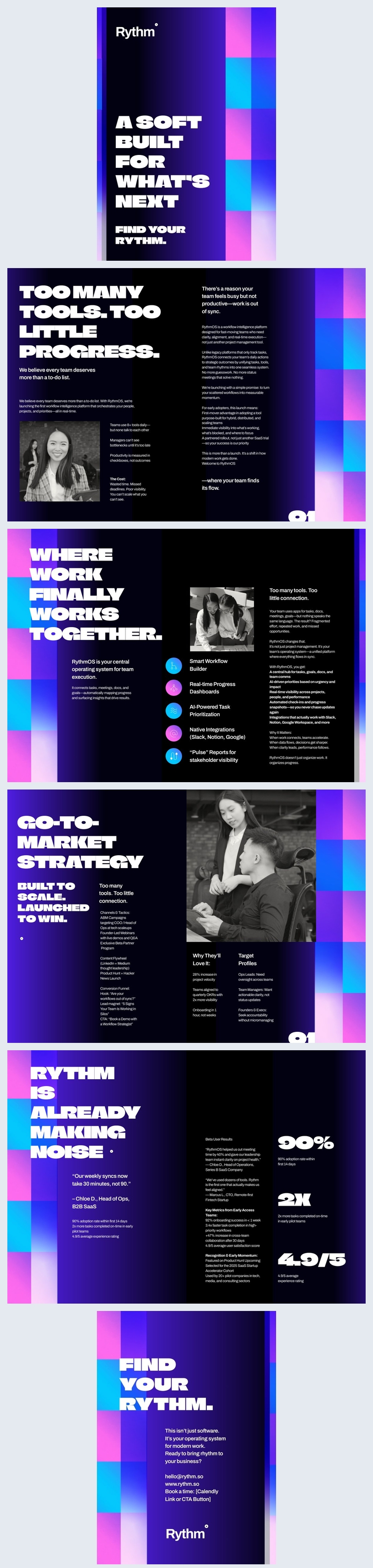 Product Launch Proposal Design