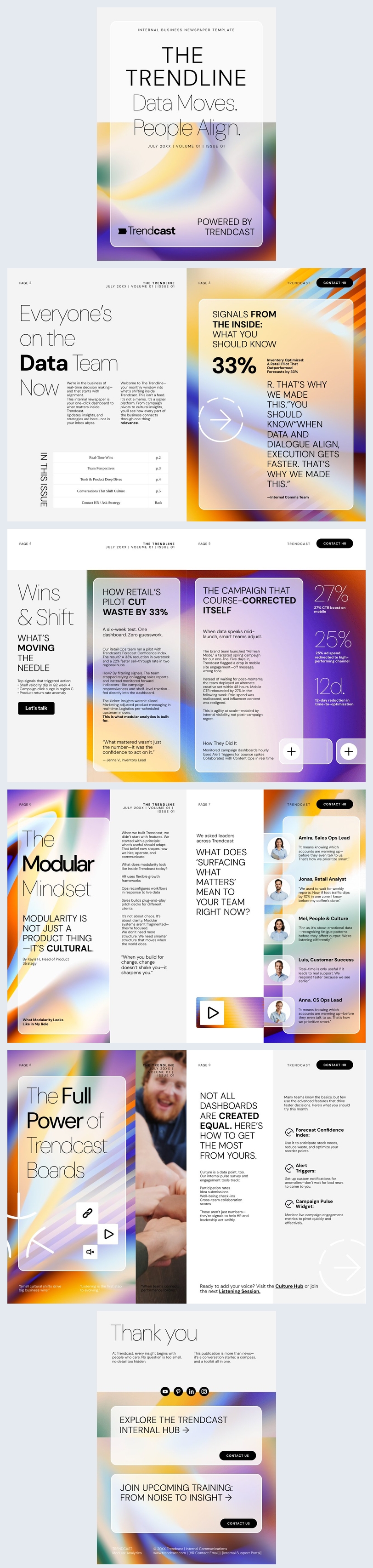 Idea para un periódico empresarial interno