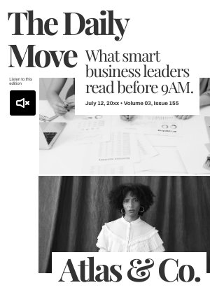 Design de jornal de negócios diário