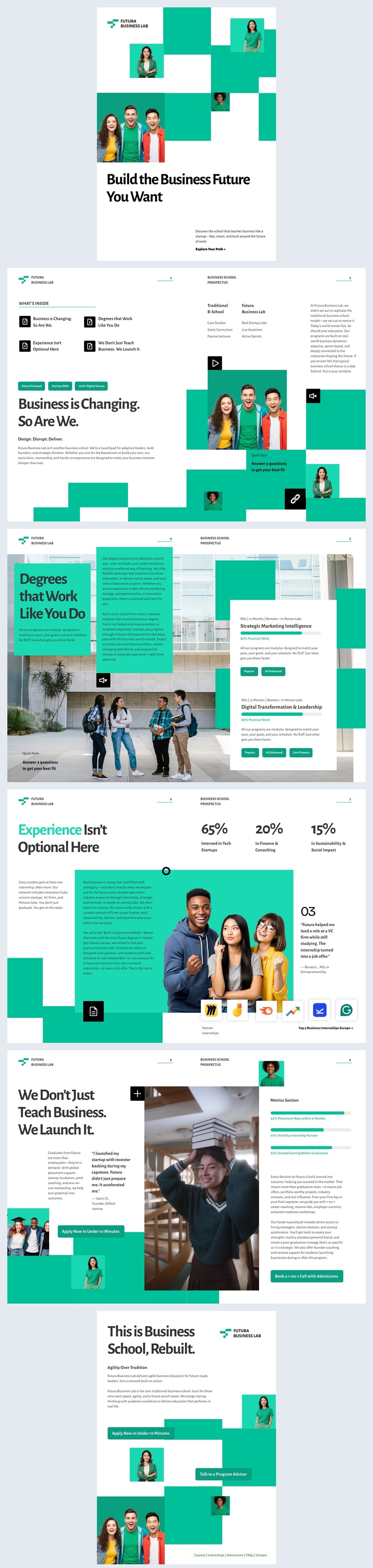 Prospectus Template.pdf Free: Editable Business School Prospectus Template - Flipsnack