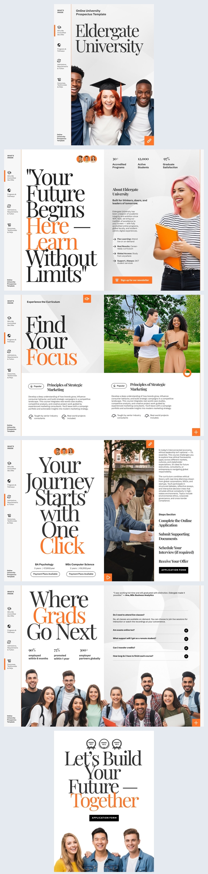 Prospectus Template.pdf Free: Editable Online University Prospectus Template - Flipsnack