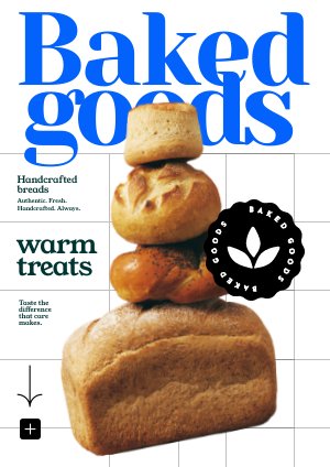 Idea modello catalogo prodotti di pasticceria