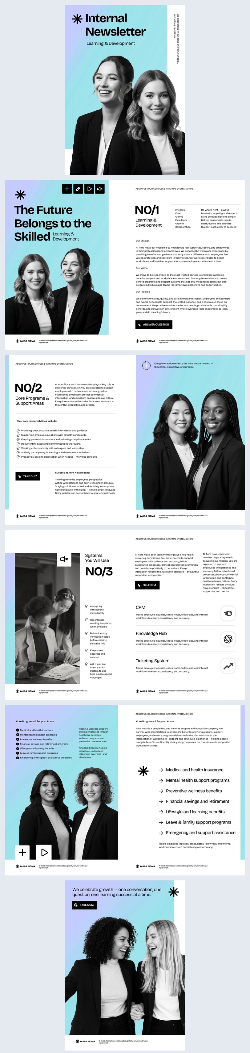 L&D Newsletter Design Example