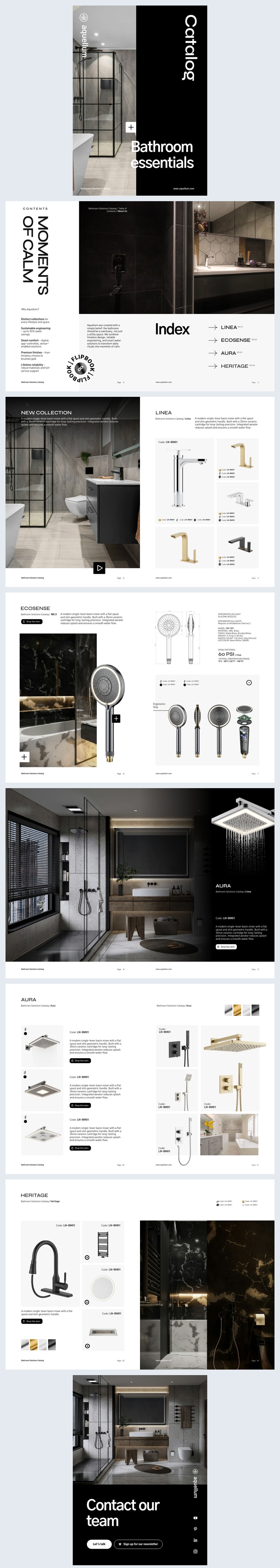 Ideia de catálogo de itens essenciais para banheiro