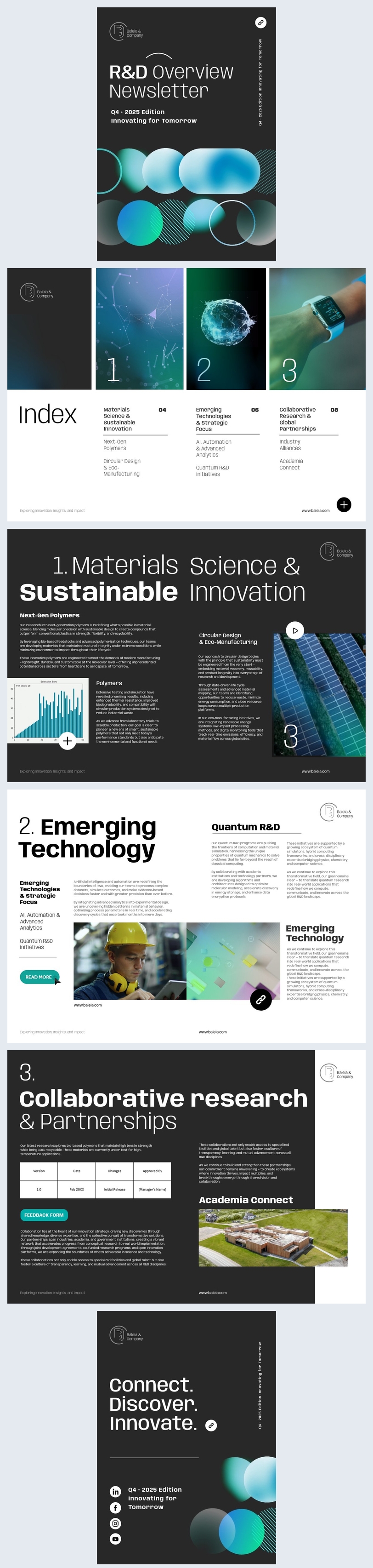 R&D Updates Newsletter Design