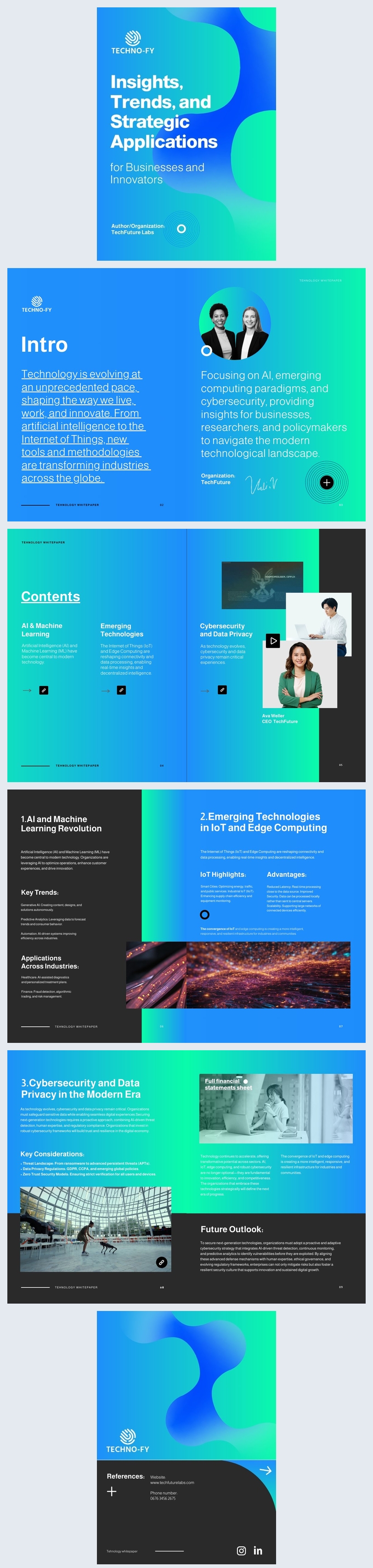 Technology Whitepaper Template Idea