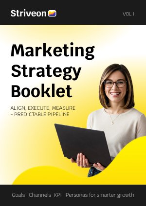 Marketing Strategy Booklet Template Idea