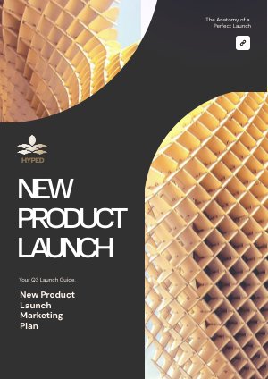 Modello di idea per il piano di marketing per il lancio di un nuovo prodotto