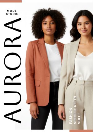 Modelo de ficha técnica de moda