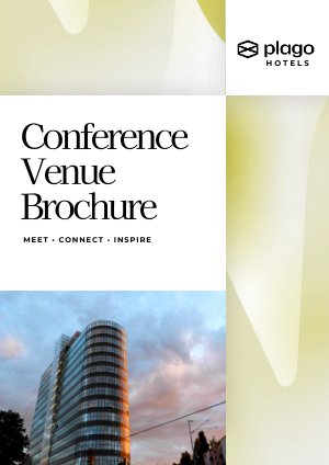 Design de Brochura para Local de Conferência