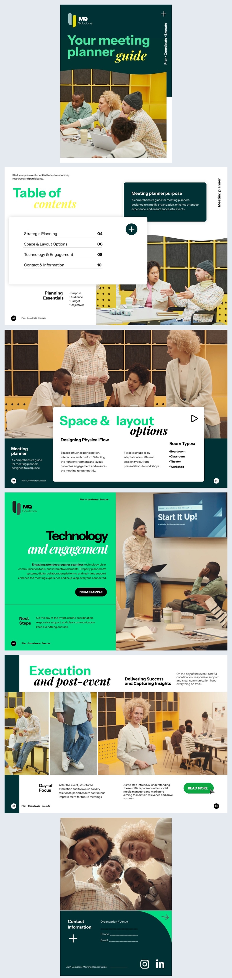 ADA Compliant Meeting Planner Guide Idea