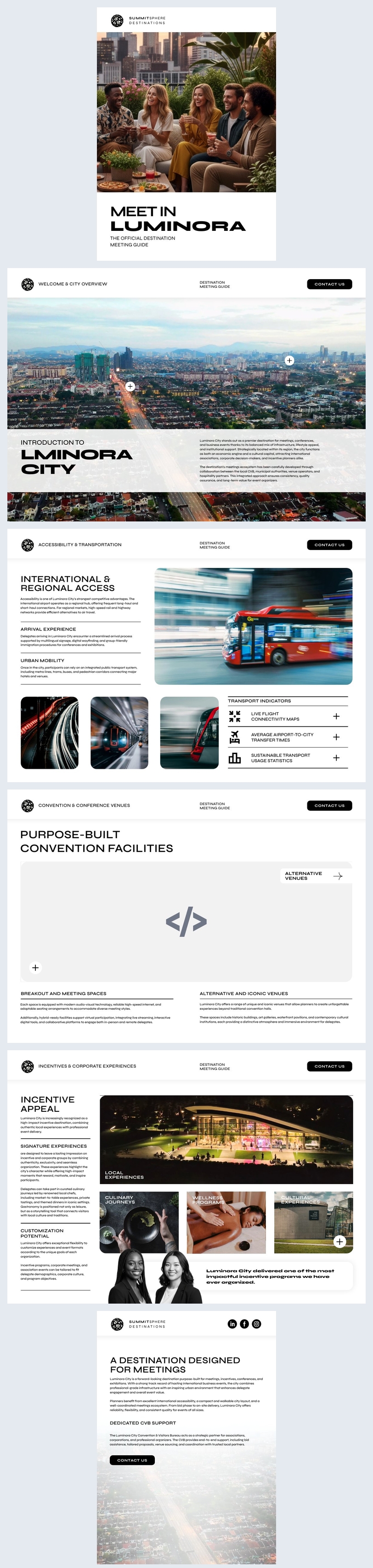 Destination Meeting Guide Template Idea