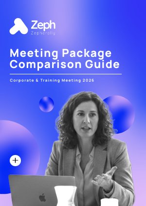 Guia de comparação de pacotes para reuniões