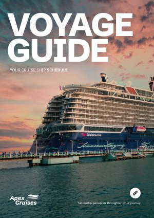 Idée de modèle d'horaire de bateau de croisière