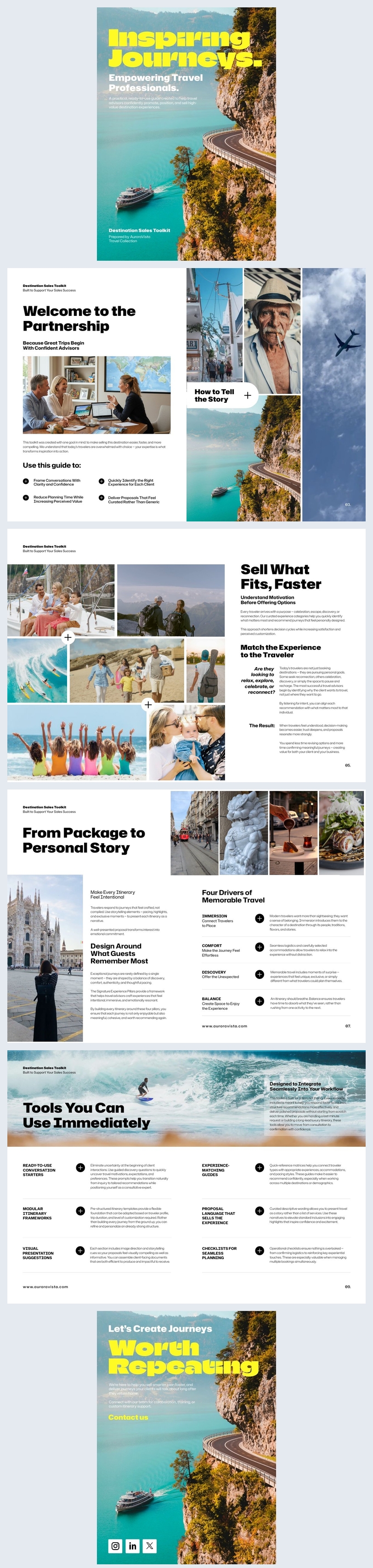 Destination Sales Toolkit Travel Idea