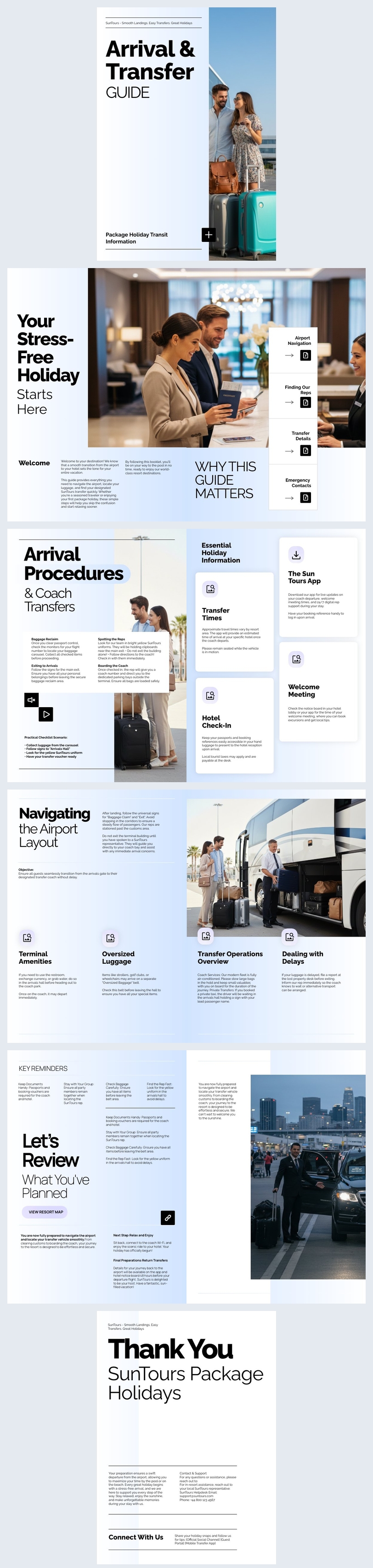 Transfer Guide Examples Free: Arrival & Transfer Guide Example - Flipsnack