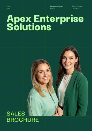 Idea per un modello di brochure di vendita