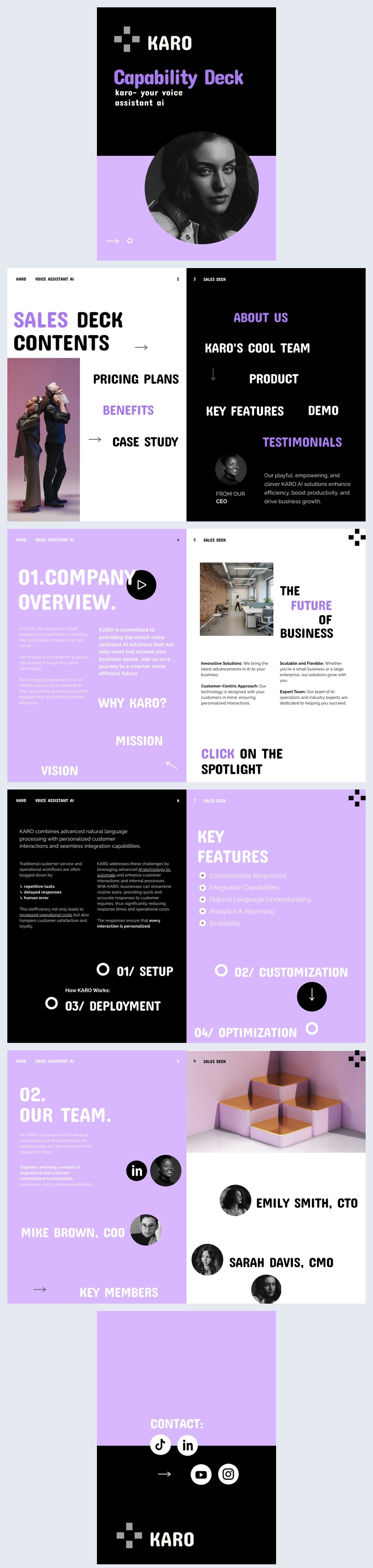 Capability Deck Template Idea