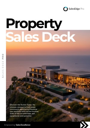 Idea de plantilla para presentación de ventas de propiedades