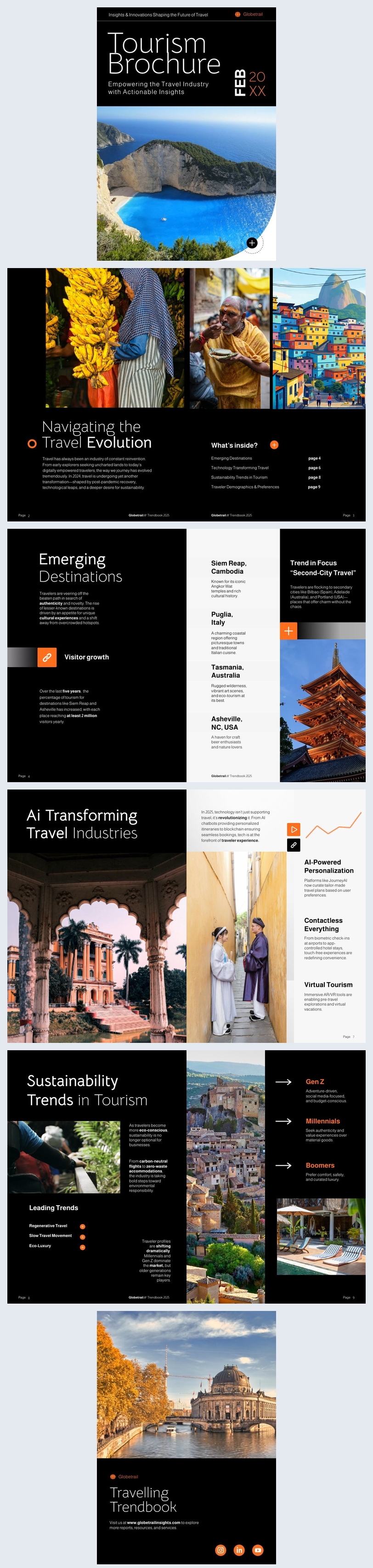 Tourism Brochure Template Idea