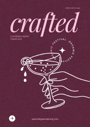 Catering Menu Template Idea