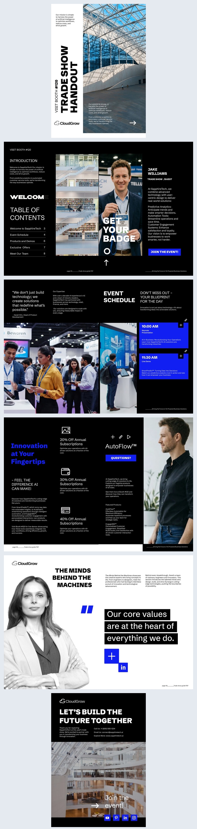 Trade Show Handout Template Idea