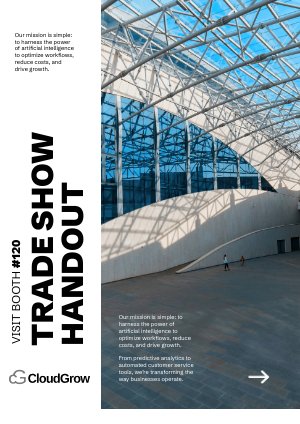 Trade Show Handout Template Idea