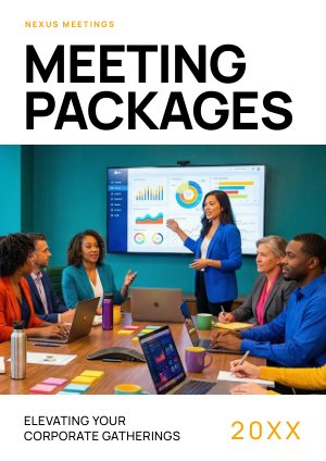 Ideia de modelo de pacote para sala de reuniões