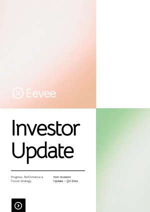 Modelo de atualização para investidores