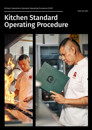 Hotel Kitchen SOP Template Idea