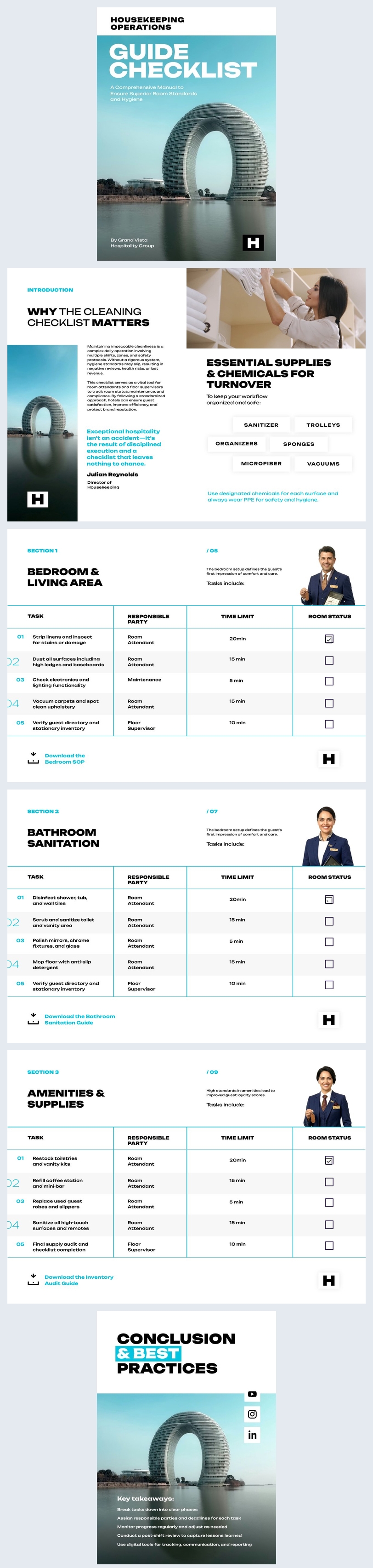 Housekeeping Checklist Template Idea