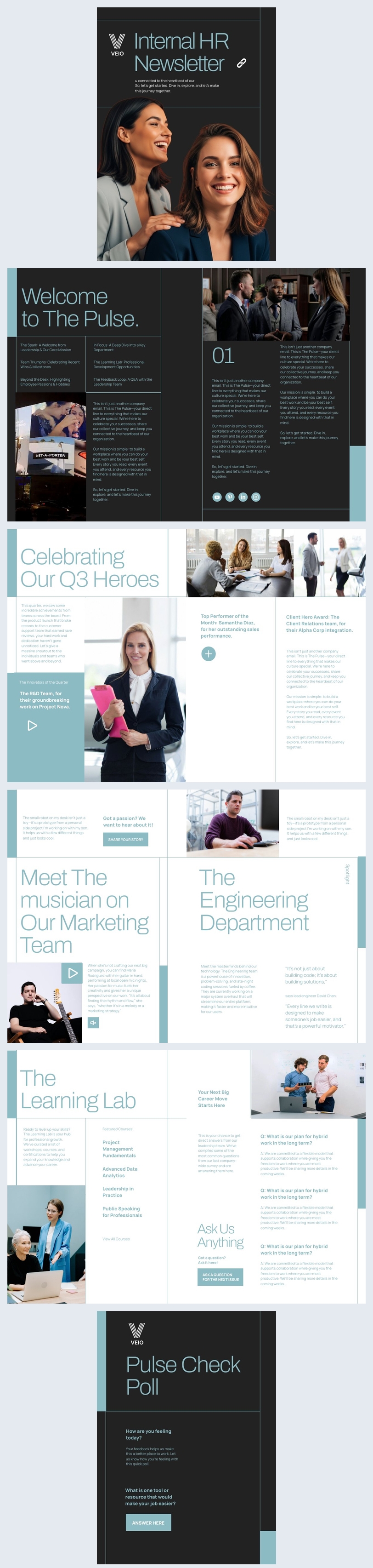 Internal HR Newsletter Idea
