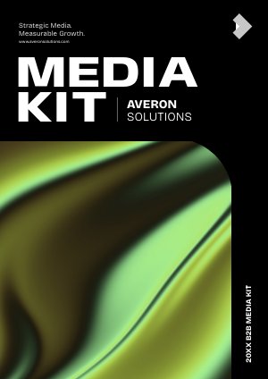 Idea di design per un modello di media kit