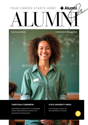 Alumni Magazine Template