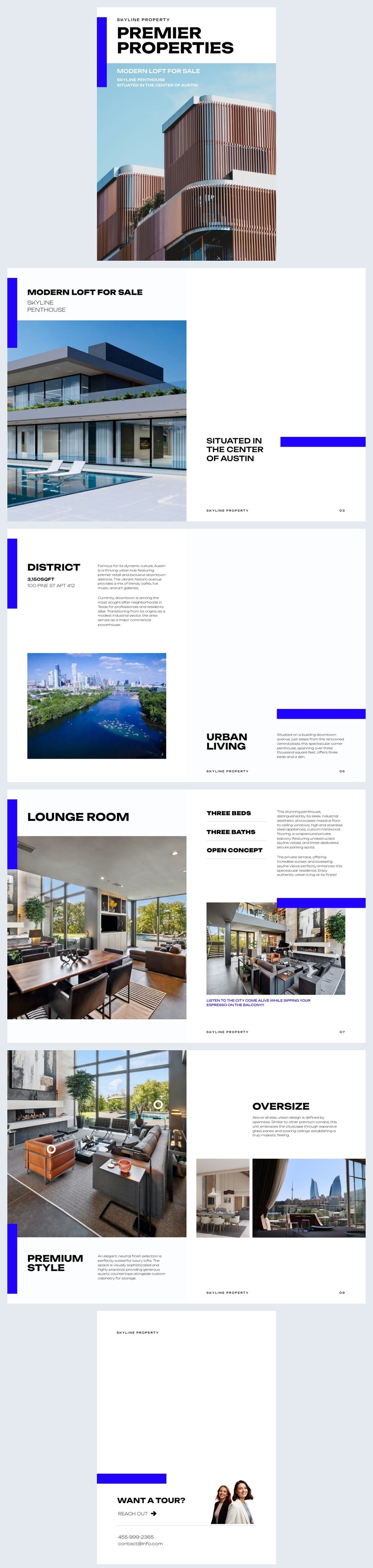 Online Property Flyer Template Idea
