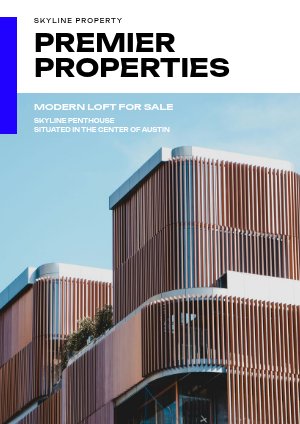 Online Property Flyer Template Idea