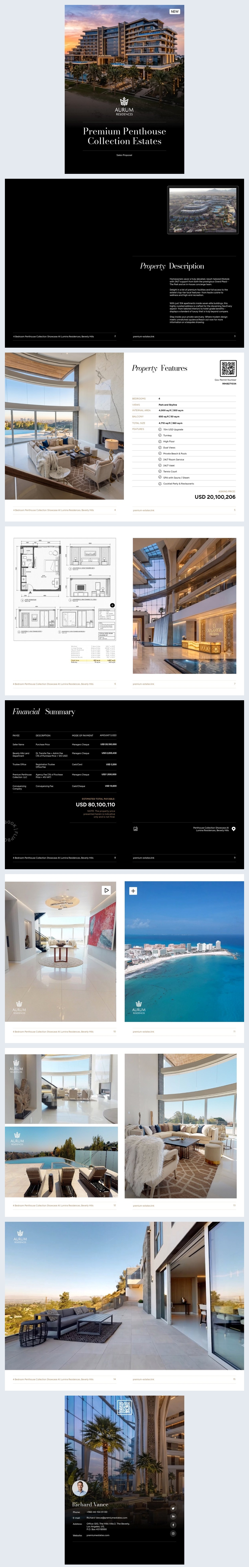 Luxury Residences Brochure Design