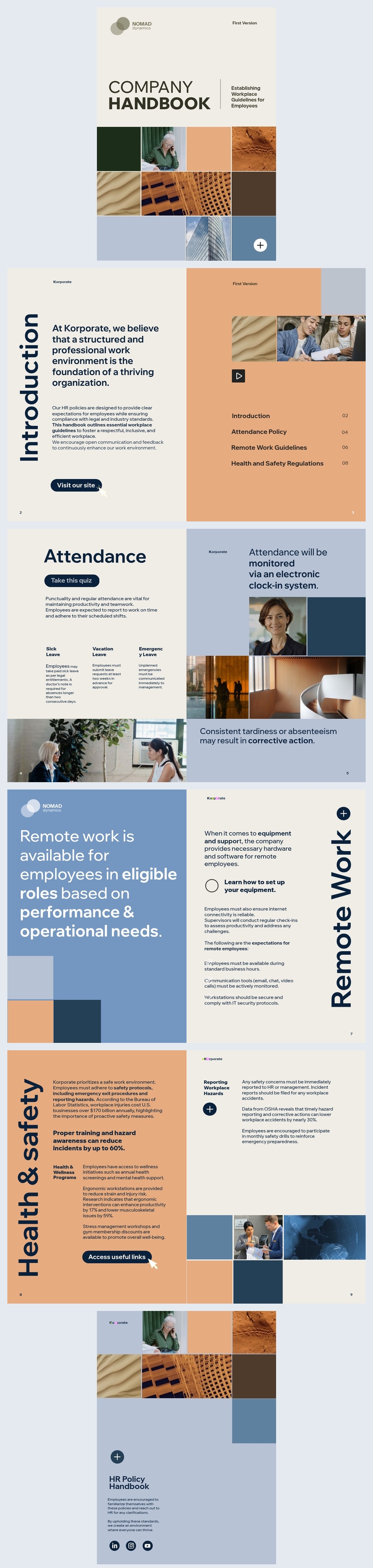 Design do Manual da Empresa