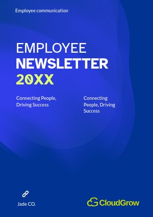 Employee Newsletter Design
