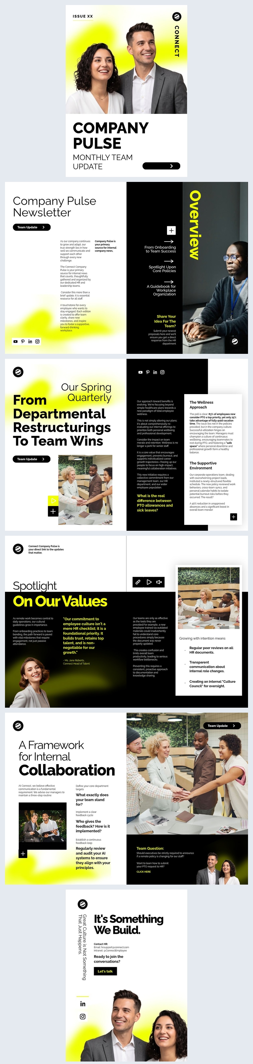Internal Newsletter Design