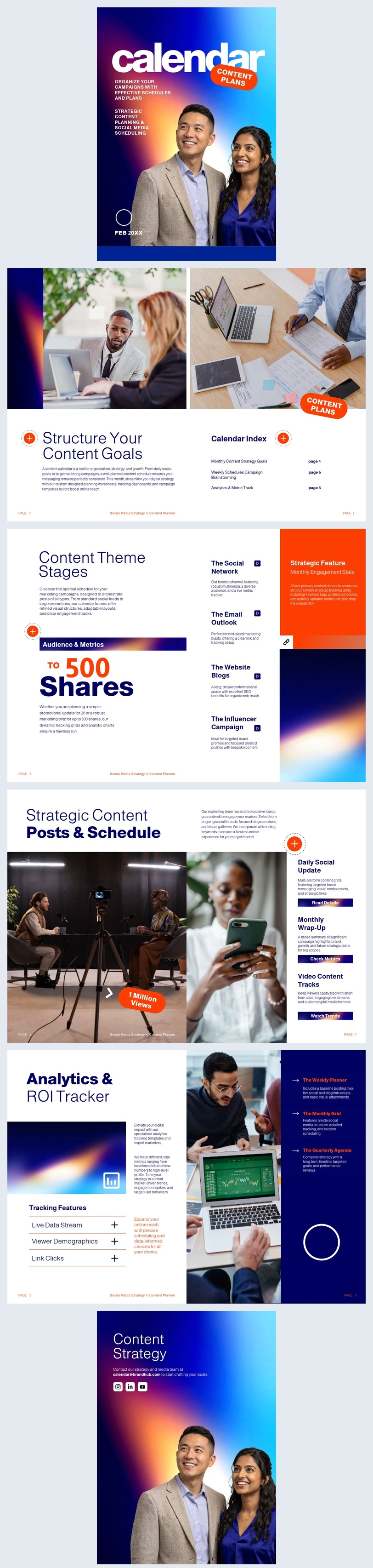 Free: Content Calendar Template - Flipsnack