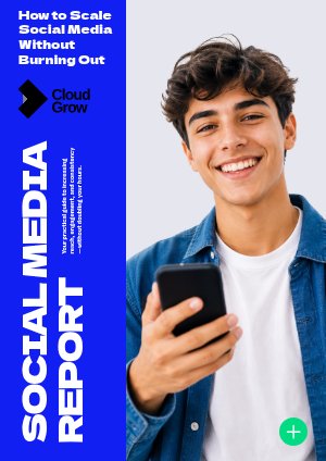 Ideia para relatório de mídias sociais