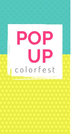 Design coloré de brochure festival