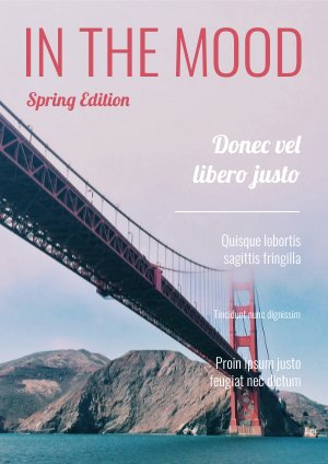 Design de magazines de voyage et de photographie